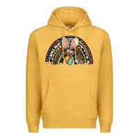 Mustard easter rainbow Premium Hoodie - CowhideDigitalArt