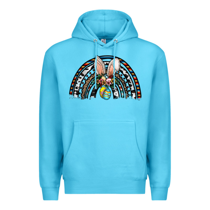 Easter Rainbow Premium Hoodie by CowhideDigitalArt | Teevron