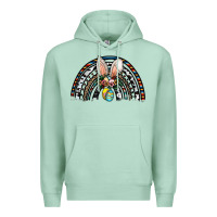 Seafoam easter rainbow Premium Hoodie - CowhideDigitalArt