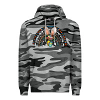 Slate Camo easter rainbow Premium Hoodie - CowhideDigitalArt