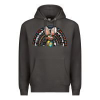 Smoke easter rainbow Premium Hoodie - CowhideDigitalArt