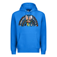 True Royal easter rainbow Premium Hoodie - CowhideDigitalArt