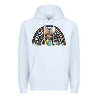 White easter rainbow Premium Hoodie - CowhideDigitalArt