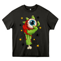 Asphalt Zombie Hand with Eyeball Heavy Core Tee - texasbilliewilder