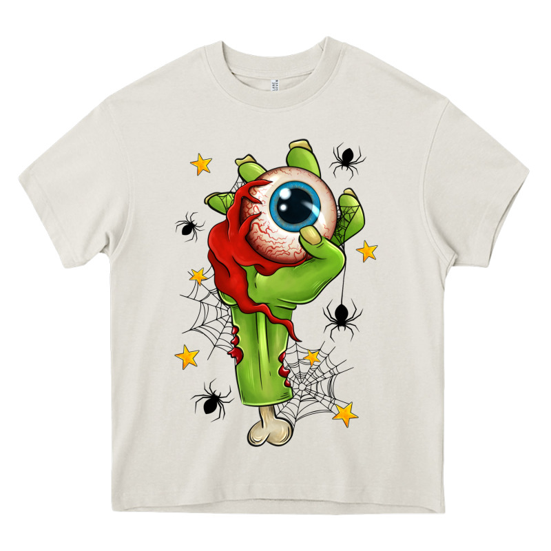 Zombie Hand With Eyeball Heavy Core Tee by texasbilliewilder | Teevron