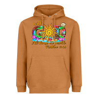 Meerkat with god all things are possible summer Heavyweight Hoodie - AdoDesignShop