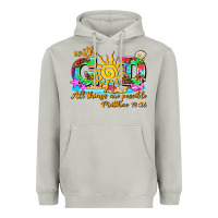 Moon Dust with god all things are possible summer Heavyweight Hoodie - AdoDesignShop