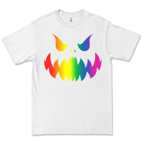 White halloween gay lesbians pride pumpkin lgbt pride Premium Tee - maiPhamDesign