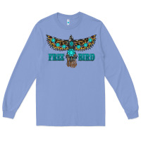 Colony Blue turquoise freebird Long Sleeve Tee - RanaPortraitStore