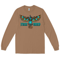 Toasted Coconut turquoise freebird Long Sleeve Tee - RanaPortraitStore