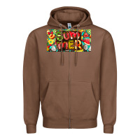 Chestnut summer with fruits license plate Zipper Hoodie - BarkalooDesign