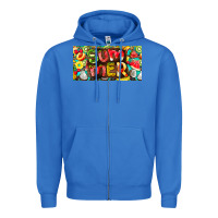 True Royal summer with fruits license plate Zipper Hoodie - BarkalooDesign