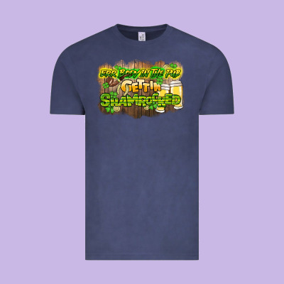 Err Body In The Pub Gettin Shamrocked Vintage Tee Designed By Howdyjamesfarm