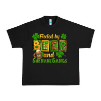 Black St. Patrick's Fueled by beer and shenanigangs Urban Heavy Tee - OliviaCreatesArt