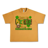 St. Patrick's Fueled By Beer And Shenanigangs Urban Heavy Tee | Teevron