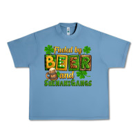 Pebble Blue St. Patrick's Fueled by beer and shenanigangs Urban Heavy Tee - OliviaCreatesArt