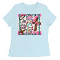 Baby Blue he is risen Ladies Tee - TumblerDesignByShophia