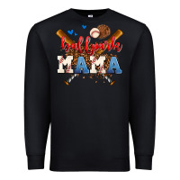 Black ballpark mama Premium Sweatshirt - AdoDesignShop