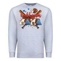Heather Grey ballpark mama Premium Sweatshirt - AdoDesignShop