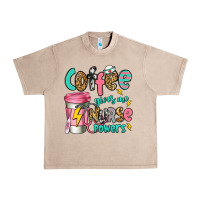 French Oak coffee gives me nurse powers Urban Heavy Tee - Jasminsmagicworld