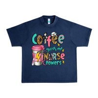 Navy coffee gives me nurse powers Urban Heavy Tee - Jasminsmagicworld