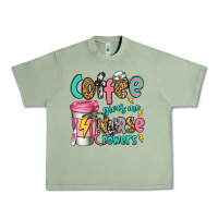 Oil Green coffee gives me nurse powers Urban Heavy Tee - Jasminsmagicworld