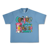 Pebble Blue coffee gives me nurse powers Urban Heavy Tee - Jasminsmagicworld