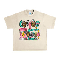 Sandshell coffee gives me nurse powers Urban Heavy Tee - Jasminsmagicworld