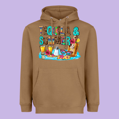 Tequila And Summmer Heavyweight Hoodie Designed By Adodesignshop