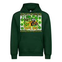 Forest Green a little dirt never hurt st patrick s bulldozer Urban Hoodie - JahusDesignShop