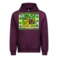 Mauve Wine a little dirt never hurt st patrick s bulldozer Urban Hoodie - JahusDesignShop