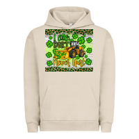 Pigment French Oak a little dirt never hurt st patrick s bulldozer Urban Hoodie - JahusDesignShop