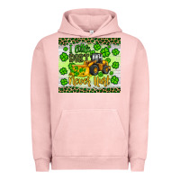 Pigment Salmon a little dirt never hurt st patrick s bulldozer Urban Hoodie - JahusDesignShop