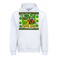 White a little dirt never hurt st patrick s bulldozer Urban Hoodie - JahusDesignShop