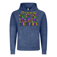 Vintage Denim Happy crawdi Gras Mardi Gras crawfish Vintage Hoodie - FaDigitalArtStudio