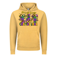 Vintage Mustard Happy crawdi Gras Mardi Gras crawfish Vintage Hoodie - FaDigitalArtStudio