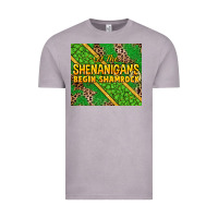 Vintage Zinc Let the shenanigans begin shamrock tumbler Vintage Tee - HowdyJamesFarm