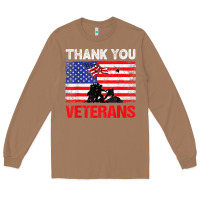 Toasted Coconut thank you veterans service patriot veteran day american flag t shirt Long Sleeve Tee - maiPhamDesign