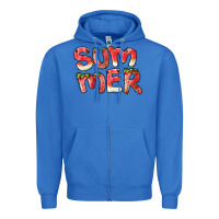 True Royal summer watermelon and strawberry Zipper Hoodie - BarkalooDesign