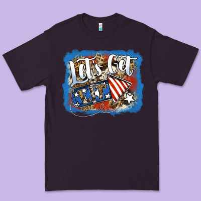 Let's Get Lit Premium Tee Designed By Jasminsmagicworld