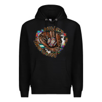 Black Autism Awareness Baseball Premium Hoodie - CowhideDigitalArt