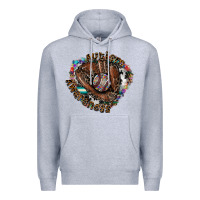 Heather Grey Autism Awareness Baseball Premium Hoodie - CowhideDigitalArt