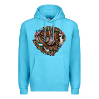 Ocean Blue Autism Awareness Baseball Premium Hoodie - CowhideDigitalArt