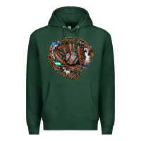 Sports Green Autism Awareness Baseball Premium Hoodie - CowhideDigitalArt