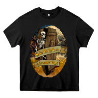 Black Wake Me Up When Summer Ends Heavy Core Tee - texasbilliewilder