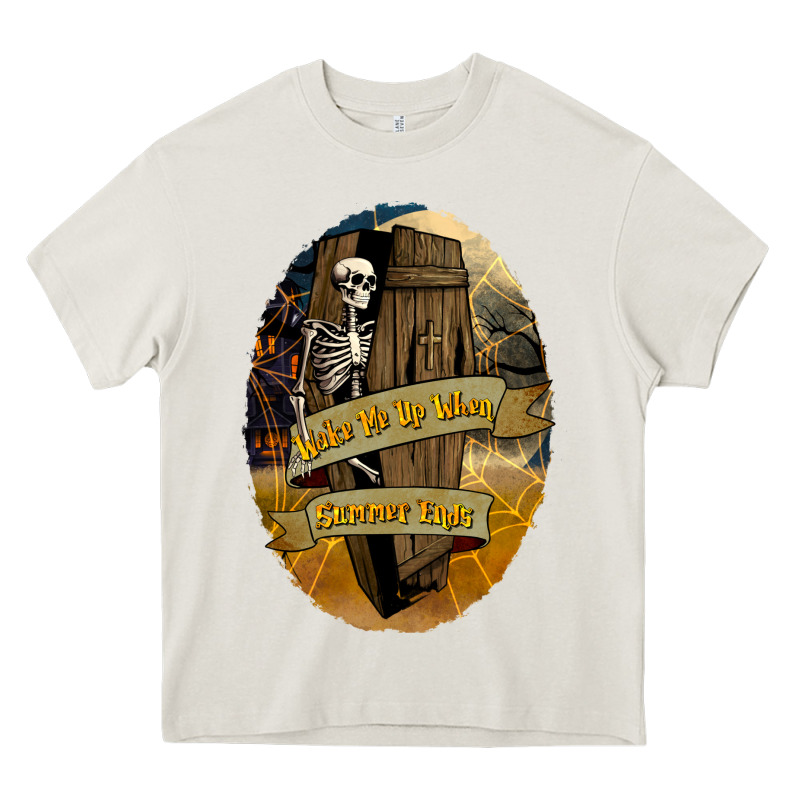 Wake Me Up When Summer Ends Heavy Core Tee by texasbilliewilder | Teevron