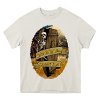 Cream Wake Me Up When Summer Ends Heavy Core Tee - texasbilliewilder