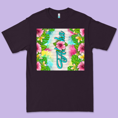 Aloha Summer Premium Tee Designed By Tumblerdesignbyshophia