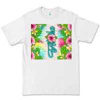 White aloha summer Premium Tee - TumblerDesignByShophia