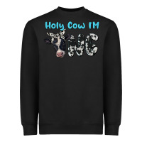 Black holy cow i'm one Heavyweight Sweatshirt - BarkalooDesign